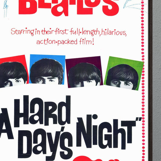 A Hard Day's Night Beatles Film Framed Print