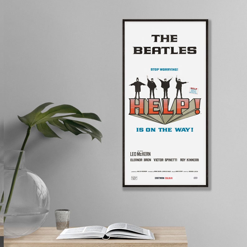 Help! - Beatles - Film Poster - Framed Print
