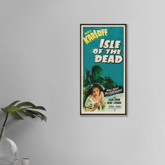 Isle of the Dead - Boris Karloff - Vintage Film Poster - Framed Print