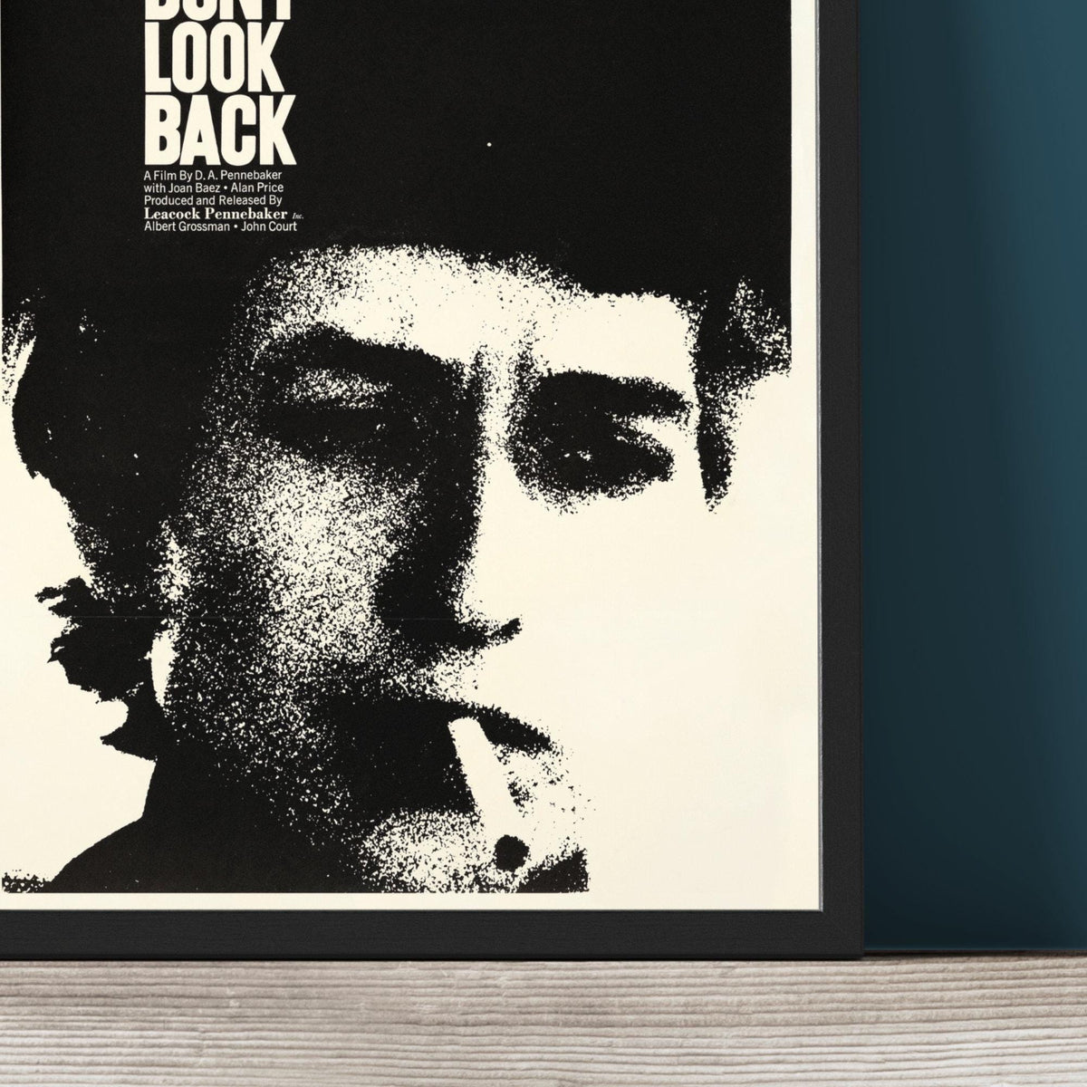 Bob Dylan - Don't Look Back Film Poster - Framed Print