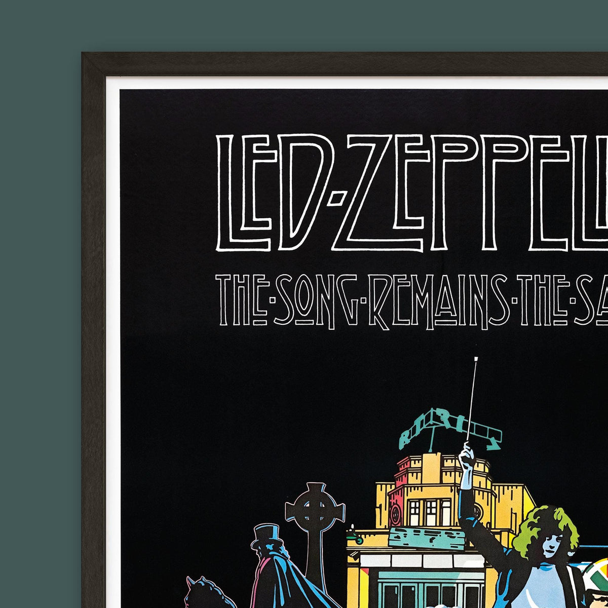 Led Zeppelin - The Song Remains the Same - Film Poster - Framed Print