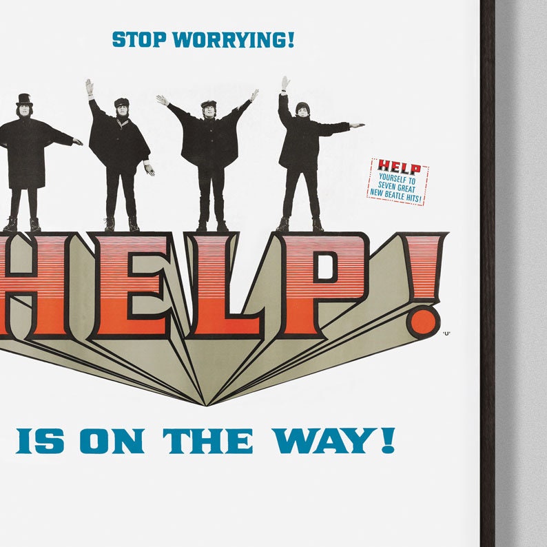 Help! - Beatles - Film Poster - Framed Print