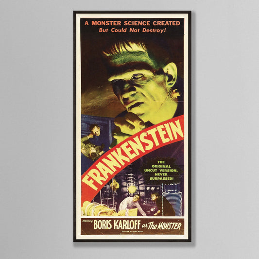 Frankenstein - Vintage Film Poster - Framed Print