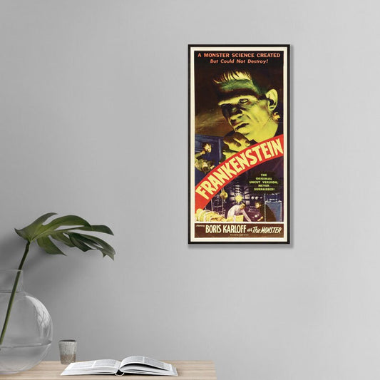 Frankenstein - Vintage Film Poster - Framed Print