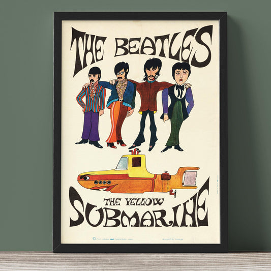 Yellow Submarine - Beatles - Italy - Framed Print