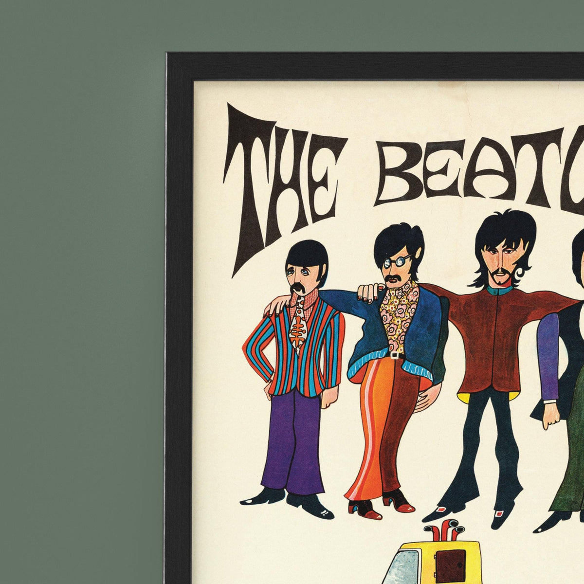 Yellow Submarine - Beatles - Italy - Framed Print
