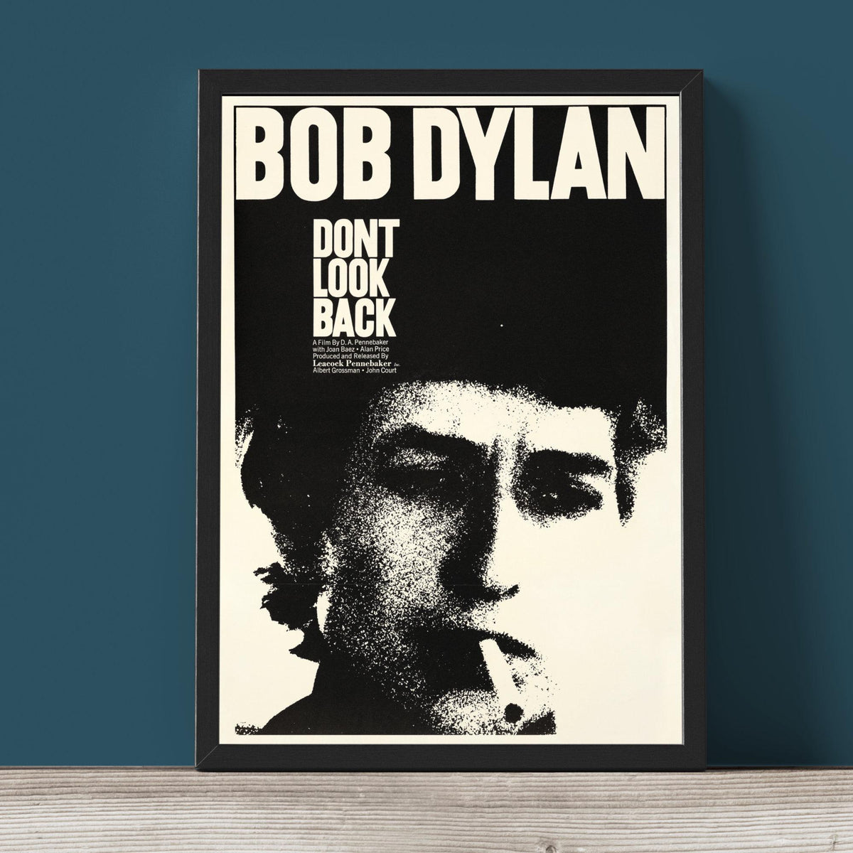 Bob Dylan - Don't Look Back Film Poster - Framed Print
