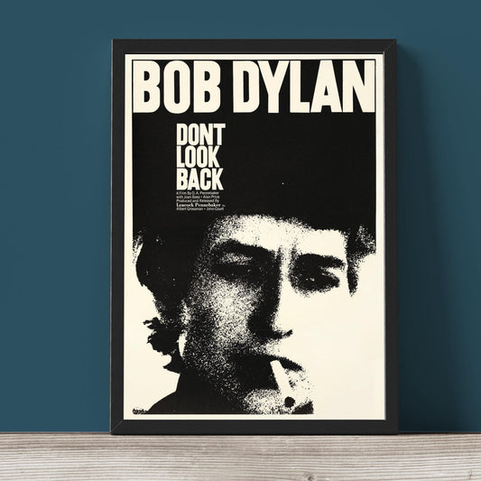 Bob Dylan - Don't Look Back Film Poster - Framed Print