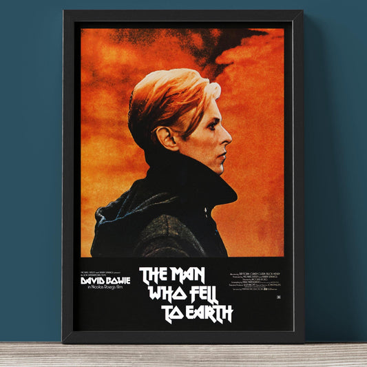 David Bowie - the Man Who Fell To Earth Film Poster - Framed Print