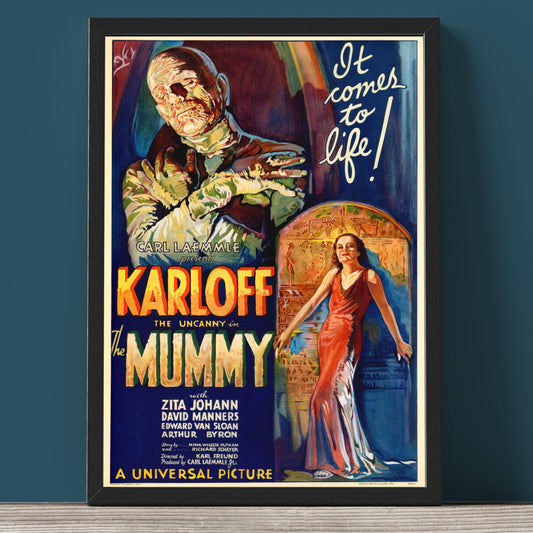 The Mummy - Film Poster - Framed Print