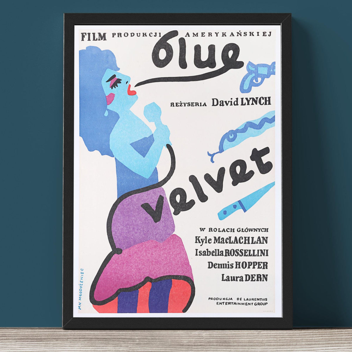 Blue Velvet - Film Poster - Framed Print