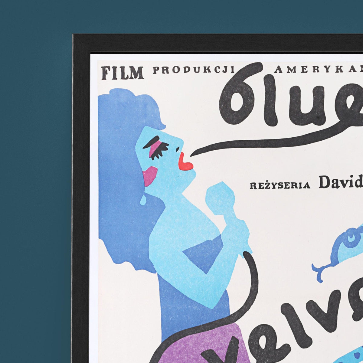 Blue Velvet - Film Poster - Framed Print