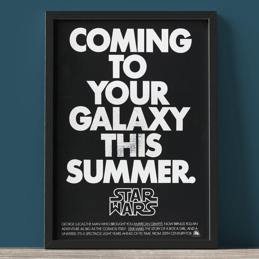 Star Wars - Film Poster - Framed Print