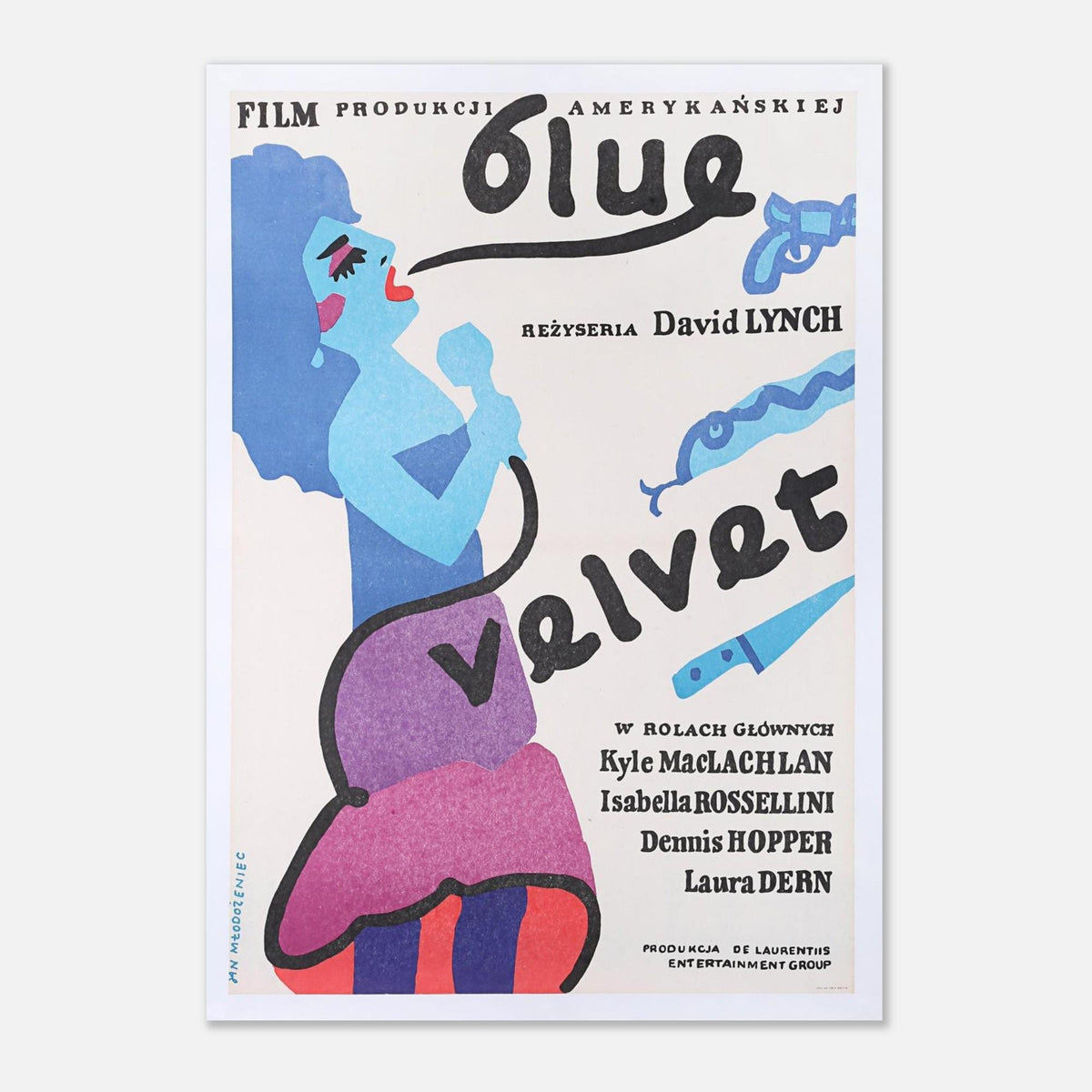 Blue Velvet - Film Poster - Framed Print