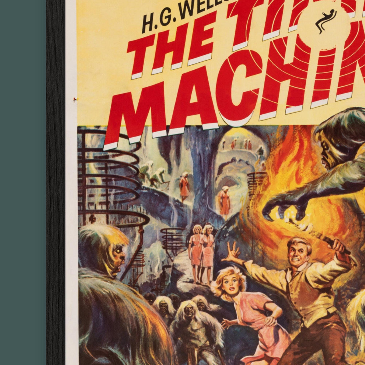 The Time Machine - Vintage Film Poster - Framed Print