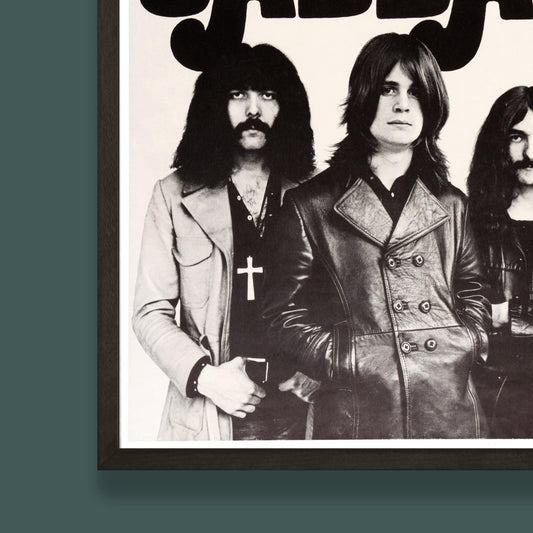 Black Sabbath - Munich Concert Poster - Framed Print