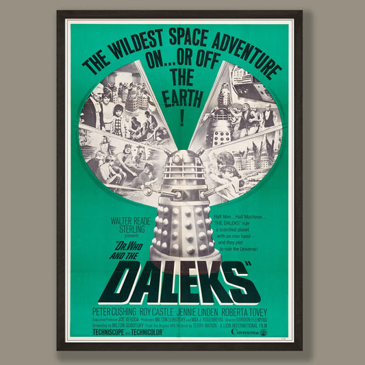 Doctor Who and the Daleks - Film Poster - Framed Print