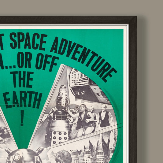 Doctor Who and the Daleks - Film Poster - Framed Print