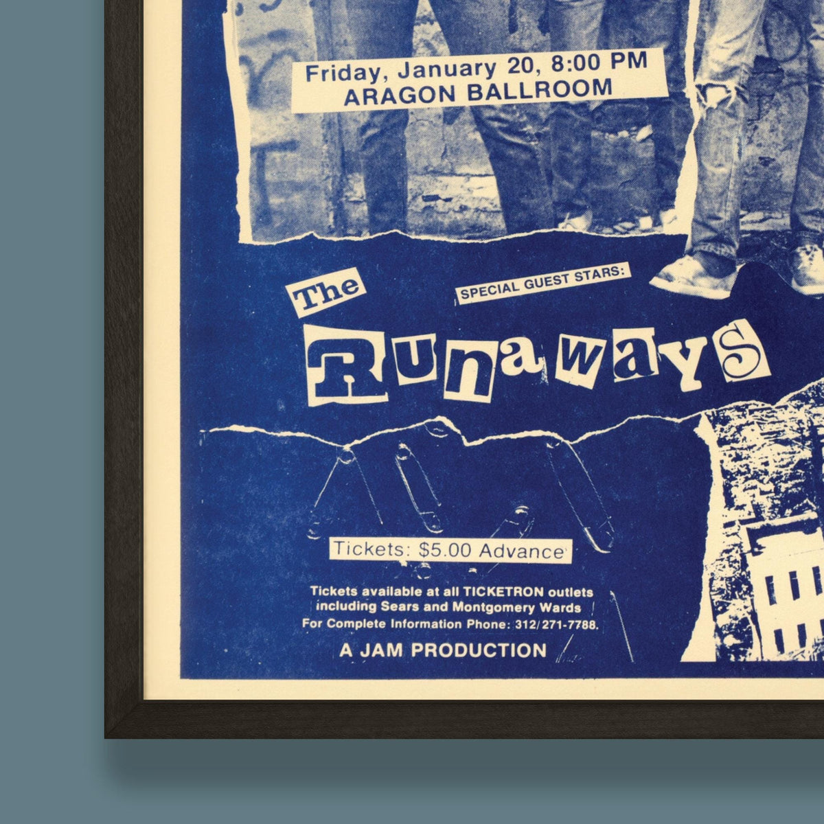 Ramones - Concert Poster - Framed Print