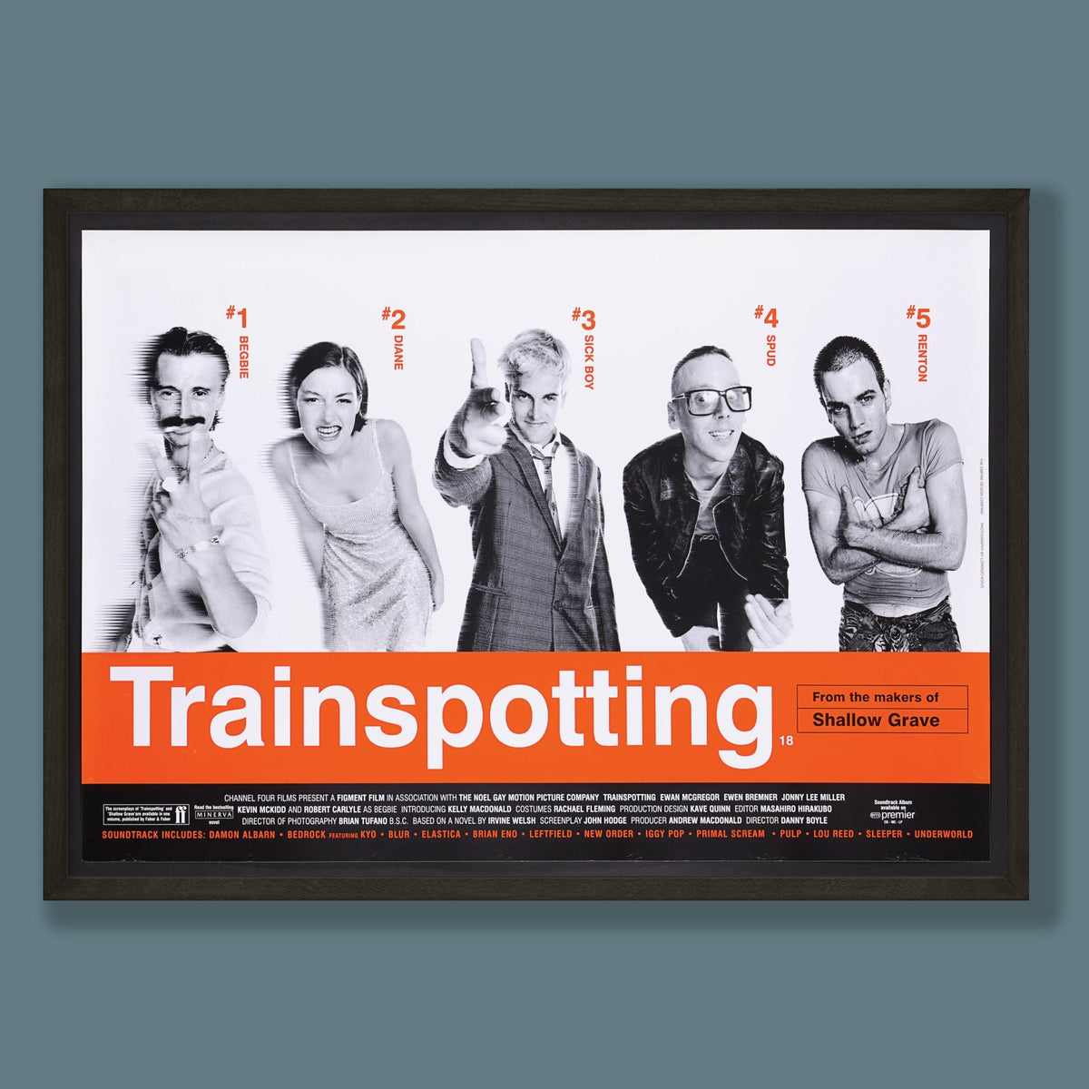 Trainspotting - Film Poster - Framed Print