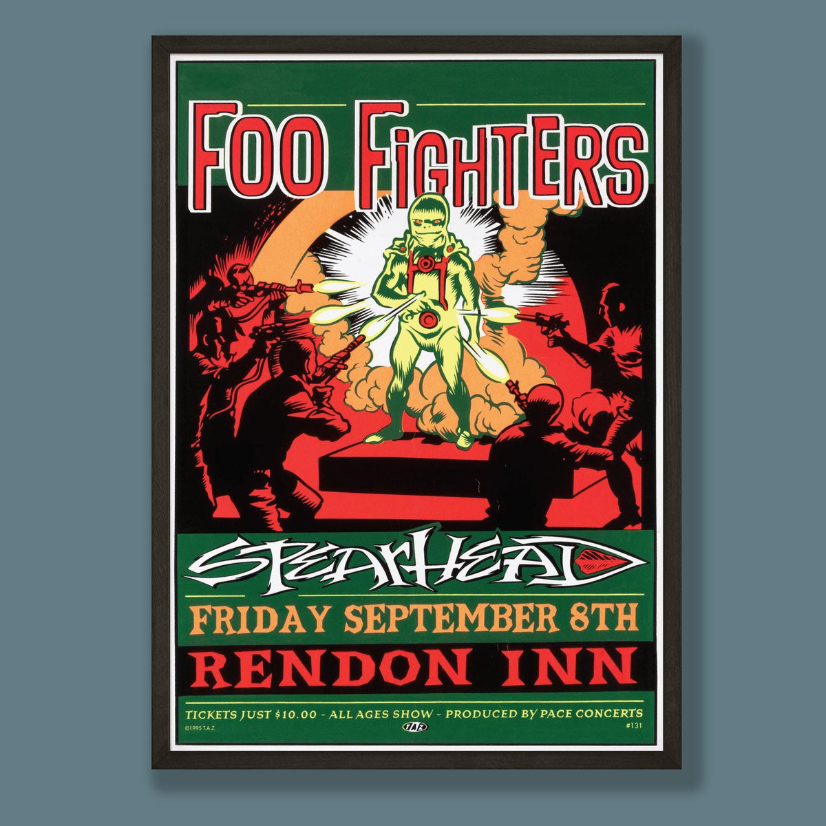 Foo Fighters - Rendon Inn Concert Poster - Framed Print