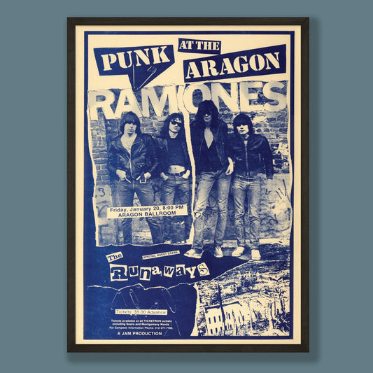 Ramones - Concert Poster - Framed Print