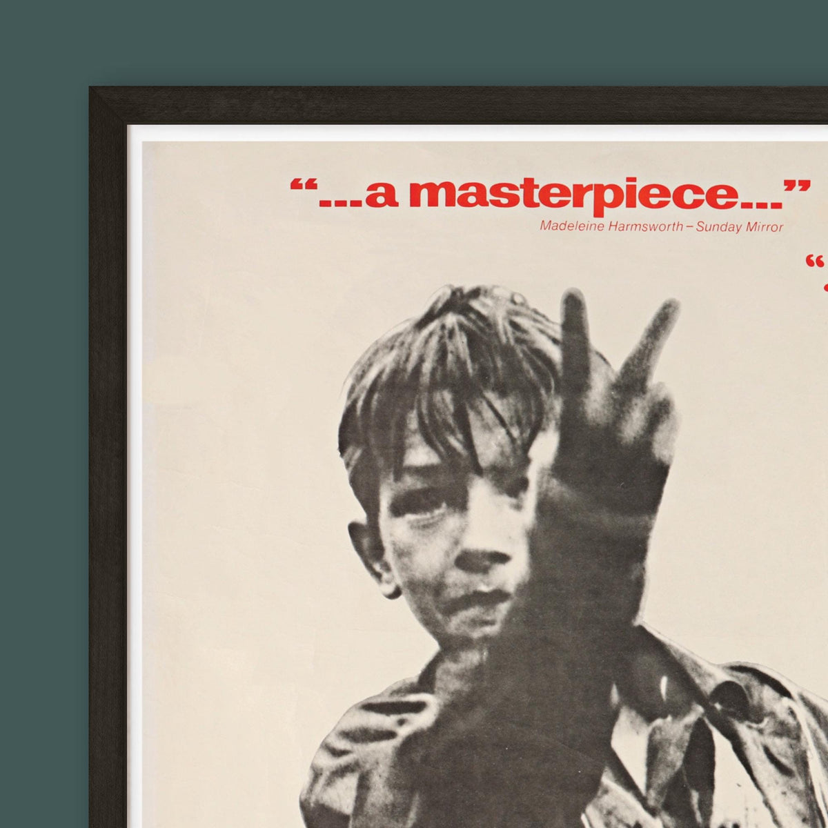 Kes - Film Poster - Framed Print