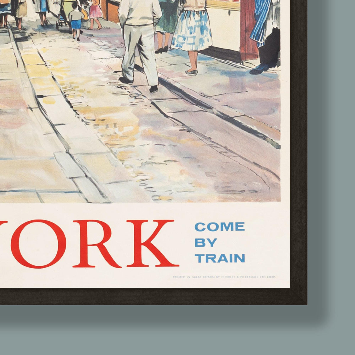 Vintage York Railway Travel Poster